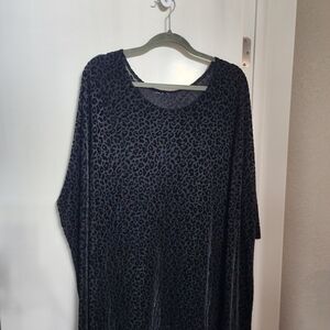 Blackmilk Black Leopard Print Top